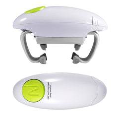 Side and top views of the handheld electric jar opener